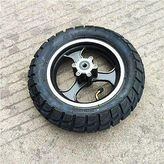 10" Electric Scooter Rear Wheel Hub Motor with Disc Brake, 36V/48V Motor & Driver for E-Scooters.