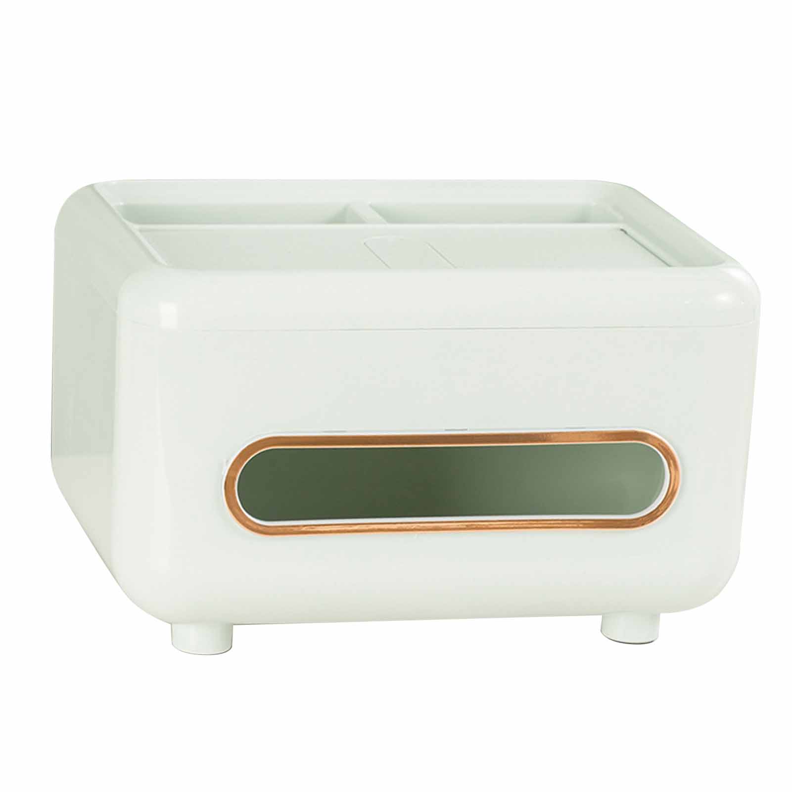 Desktop Tissue Box Multifunctional Home Tissue Dispenser Remote Control   Box for Living Room Restaurant