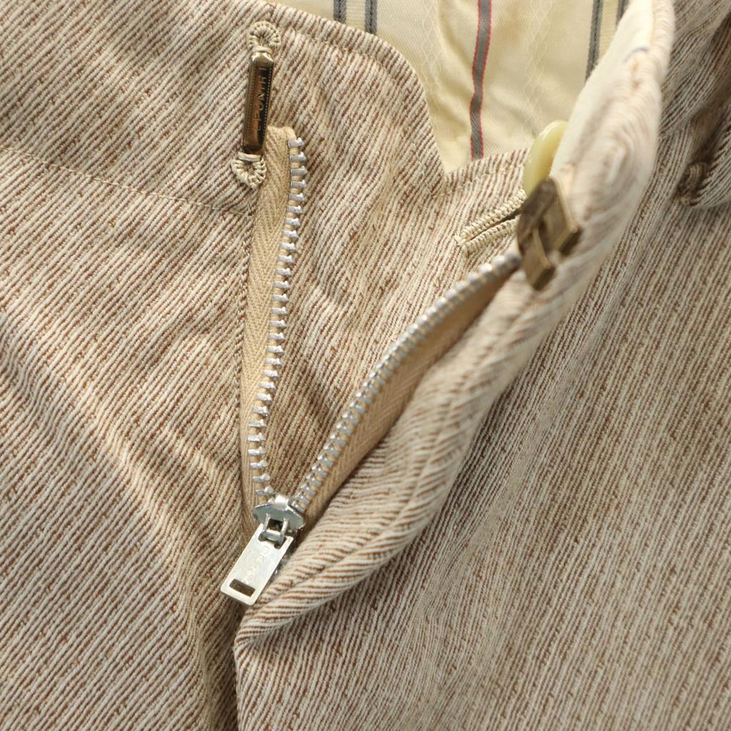 70s vintage Slacks pants beige TALON ZIP Men's Used