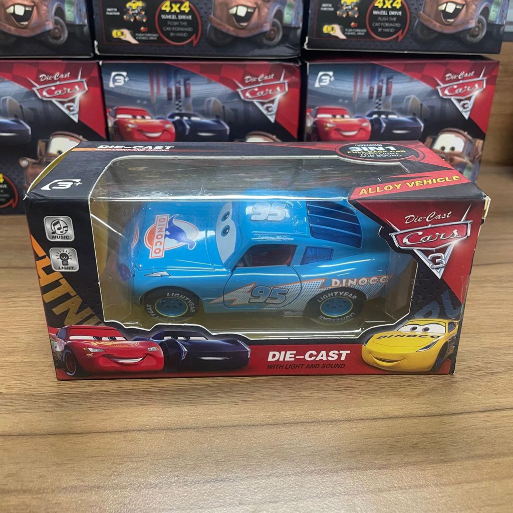 Pixar Mcqueen Pull-Back Cars Model Car Inertial With Lights Music Figures Sticking Out Tongueg Kids Toy Gifts 3 Kid Friendly Entertaining Fun Play