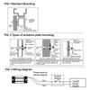 Electric Magnetic Electric Lock 60KG/100Lbs Door Access Control Electromagnetic Lock  Door Access