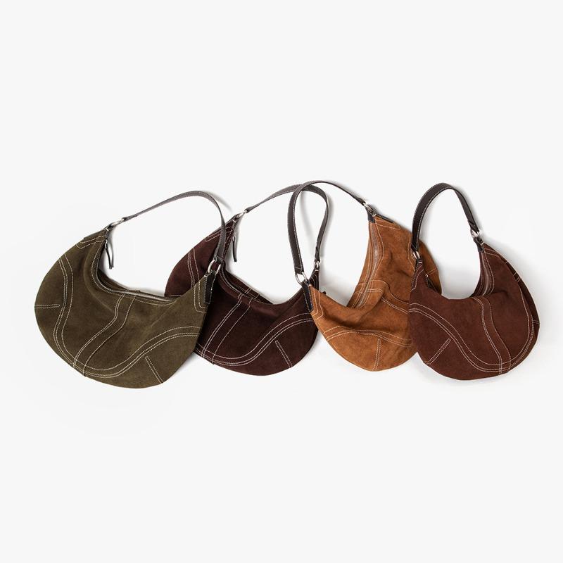 Crossbody Dumpling Bag High-end Women's Bag Cowhide Bag Fashionable and Versatile Women's Single-shoulder Bag