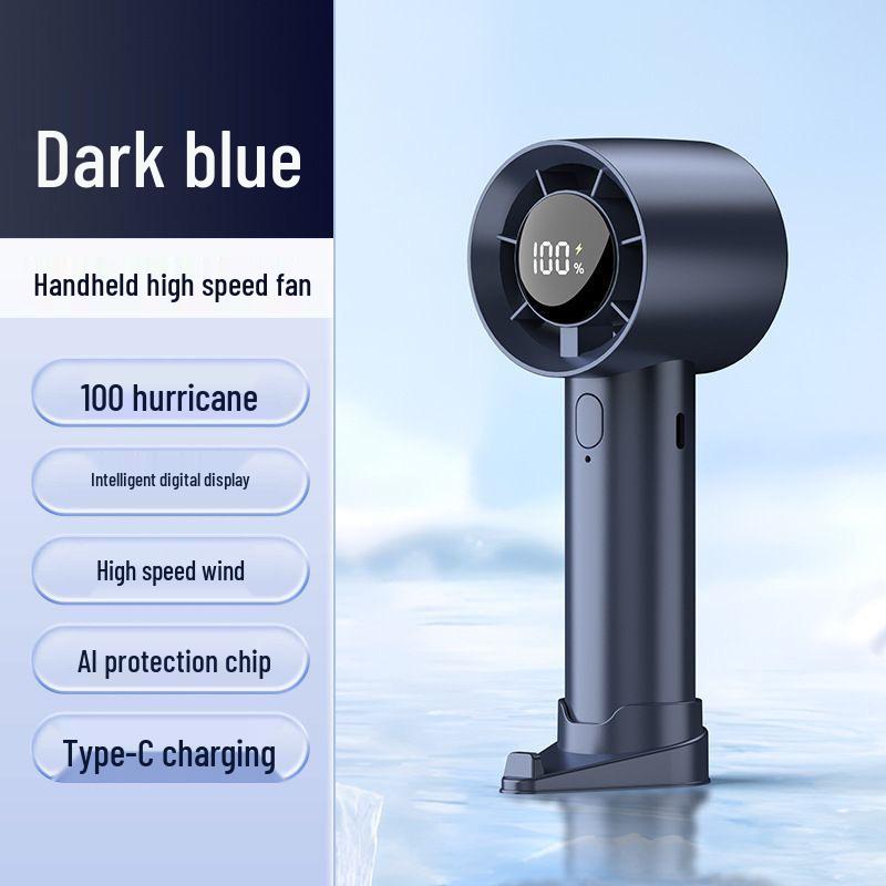 Ultra-Quiet Handheld Mini Fan with Long Battery Life & USB Charging 50*60*165