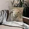 Federe per Cuscini Design Pecora Sedia Soggiorno Federa Cuscino Accogliente Cerniera Federe Cuscini Divano Animale Camera da Letto Interno Decorazione Casa