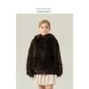 Children's Fur Coat Autumn and Winter New Style Girls' Imitation Lamb Wool Bear Cardigan Little Girl's Furry Coat Cute