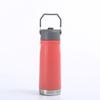 Stainless Steel Vacuum Insulated Travel Mug With Straw Lid 650ml Car Office Gym Outdoor Use