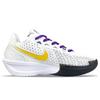 Nike G.T. Cut 3 Cushioning, Wear Resistant Low Top Basketball Shoes Unisex White Purple DV2918-102(Team40-)