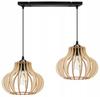 Hanging Lamp, Ceiling Chandelier, Wooden, Led Lampshade