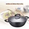 SUPOR 36CM Cast Iron Double-Handle Deep Wok