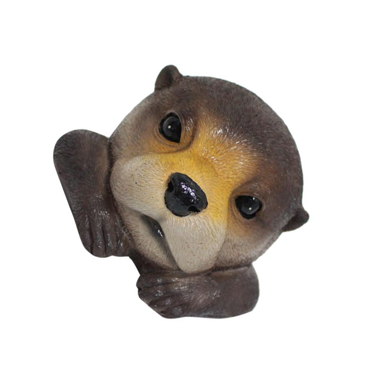 

Floating Otter Pond Decoration Garden Resin Statues For Outdoor Courtyard
