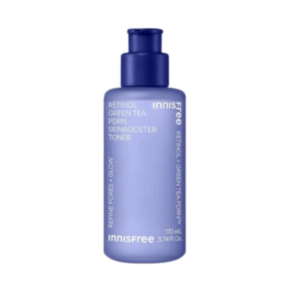 

Innisfree Retinol Green Tea PDRN Skin Booster Toner Special Set 170ml (+50ml) Pore Refining & Radiance Boost