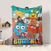 1 pezzo The Amazing World of Gumball Coperta Plaid in Flanella Leggera Morbida Calda per Tutte le Stagioni per Divano, Letto, Viaggio, L1029015