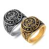 Men's Ring Hip-Hop Ring Retro Large Eagle Ring Ring Jewelry