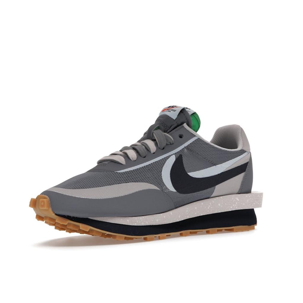 Sacai X Clot X Nike LDWaffle Kiss Of Death 2 Unisex Sneakers Grey Neutral-Grey Obsidian DH3114-001