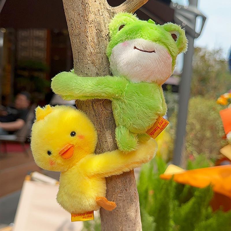 Originality Monke Penguin Dog Sheep Cartoon Animal Hug Plush Keychain For Friend