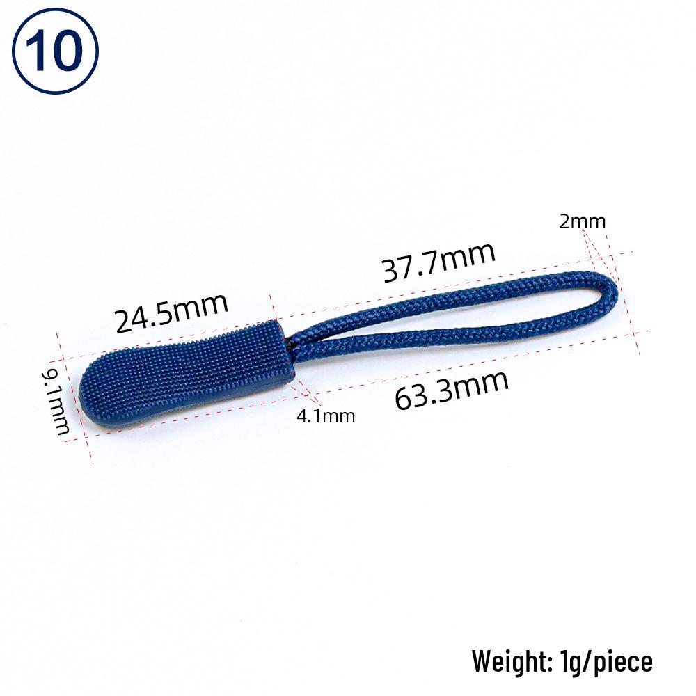 Eco-friendly TPU Caterpillar Zipper Head Pull Cord