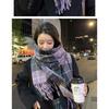 New Christmas Festive Atmosphere New Year's Women's Korean Version Versatile British Warm Couple Scarf Shawl Student Scarf