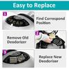 23 Pcs Odortrap Pod Refills, Eliminates Litter Box Odors Compatible with Multiple Cat Litter Boxes, Individually Packing Cat Litter Deodorizer Pods