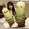 Creative Cute Expression Bamboo Throw Pillow Plush Toy Doll Bamboo Doll Home Pillow Cushion Doll