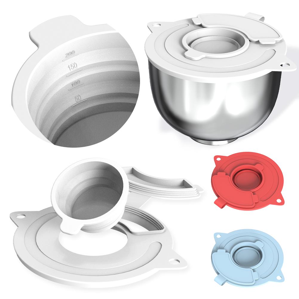 Silicone Anti-overflow Bowl Lid For Prevent Spills & Keep Ingredients Cover Mixer For 4.5-5 Quart Tilt-head Stand Mixers Parts