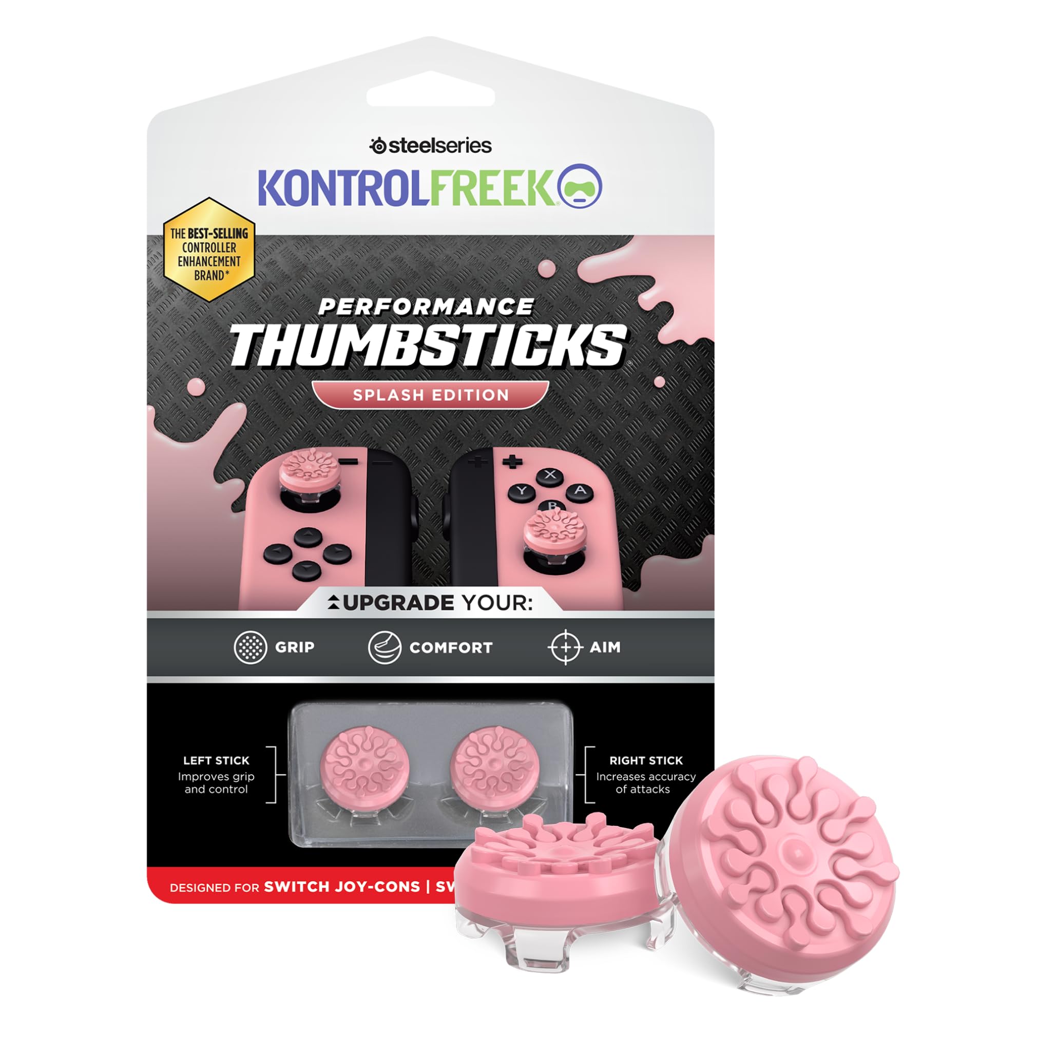 

KontrolFreek Splash Накладки на стіки для Joy-Con