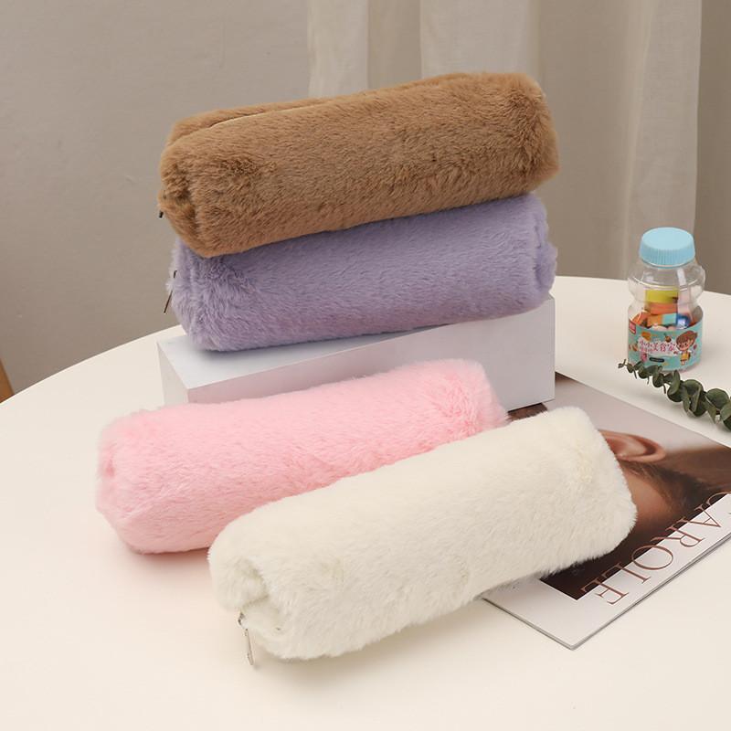 Astuccio Peluche Per Bambine Con Grande Capacità E Design Carino Per Materiale Scolastico