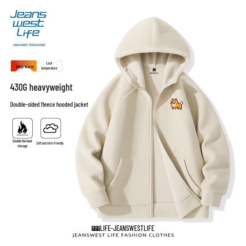 

Мужская толстовка с капюшоном из флиса JEANSWEST M