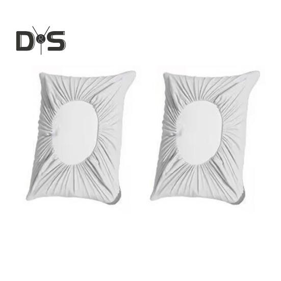 Disposable Pillowcase Solid Color Non-woven Fabric Friction-Free Surface Hair Protection Anti-Wrinkle Pillow Cover Travel Business Trip Hotel Train