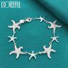 Charmantes Seestern-Armband, Geburtstagsgeschenk, Silber, Modeschmuck