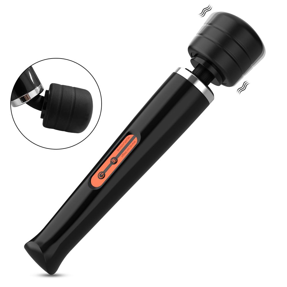 10 Speeds Powerful Magic Wand Vibrator Dildo for Women AV Body G-Spot Massager Clitoris Stimulator Adult Sex Toy