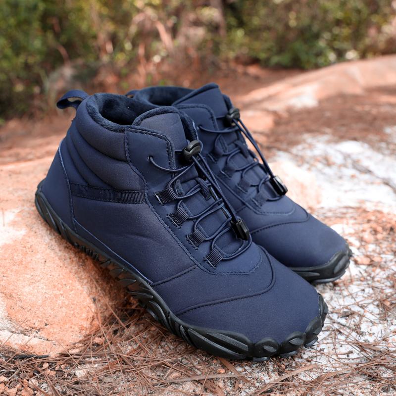 Winter Snow Boots For Men Women Keep Warm Cotton Shoes Outdoor Hiking Shoes Plush Warm High Ankle Boots Big Size 47 Man Sneakers