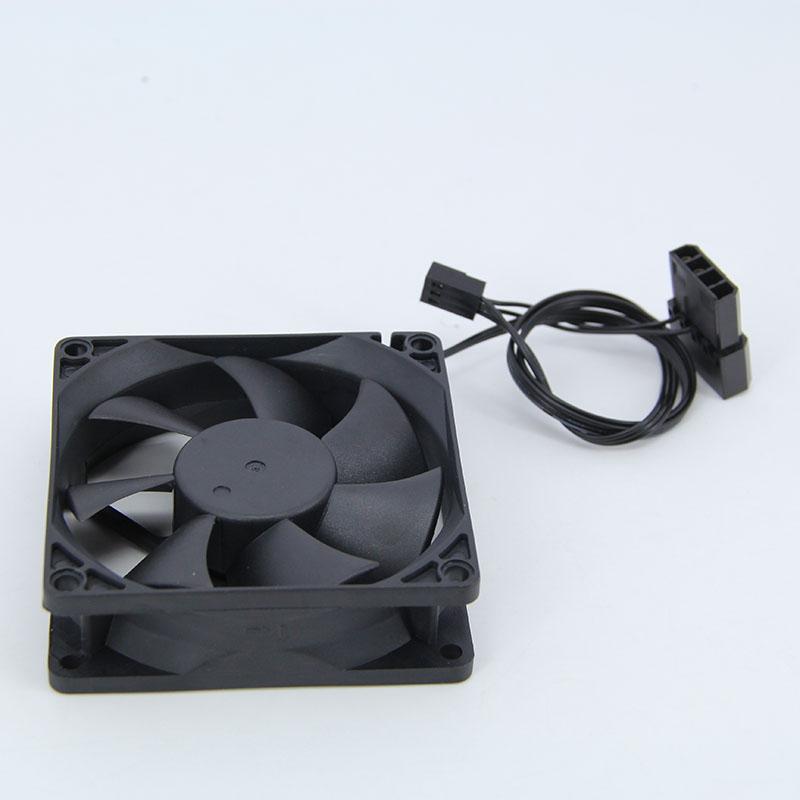 80mm 8cm 8025 DC 12v Big 4pin or 3pin  Brushless Computer Cooling Fan PC Fans For Case GPU CPU Cooler Radiator 80x80x25mm