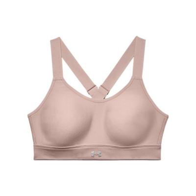 Sutiã Desportivo de Treino de Alta Intensidade Ss22 Continuum Sólido em U com Costas Cruzadas Roupa Interior Feminina Rosa 1372557-667