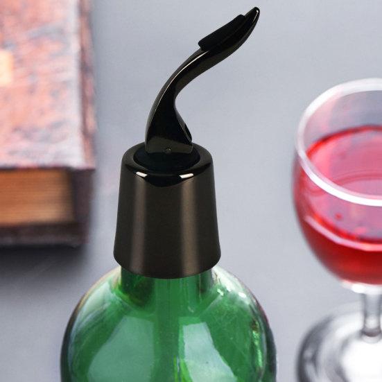 Weinverschluss, gute Abdichtung, Edelstahl, auslaufsicher, einfache Bedienung, langlebiger Vakuum-Weinverschluss