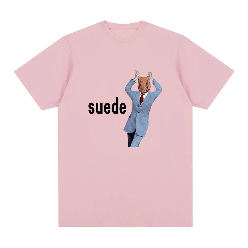 suede band T-shirt alternative rock Cotton Men New TEE TSHIRT Womens Tops