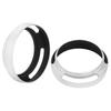 2 pcs Aluminum Alloy 52mm Silver Camera Metal Lens Hood Replacement for Leica
