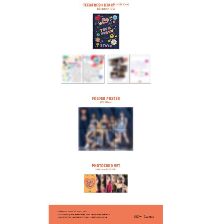 STAYC - 1st WORLD TOUR [TEENFRESH] DVD&QR