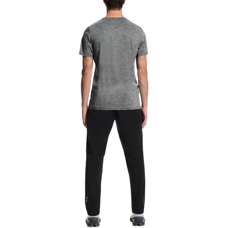 T-shirt de course à manches courtes et col rond avec logo pour homme 1ME10431756