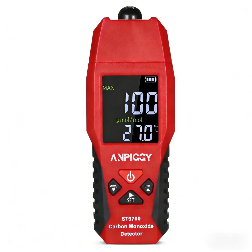 AS8700A /ST9700 Håndholdt Kulilte Måler, Kulilte Detektor, Høj Præcision CO Detektor, Bærbar CO Gas Lækage Tester,