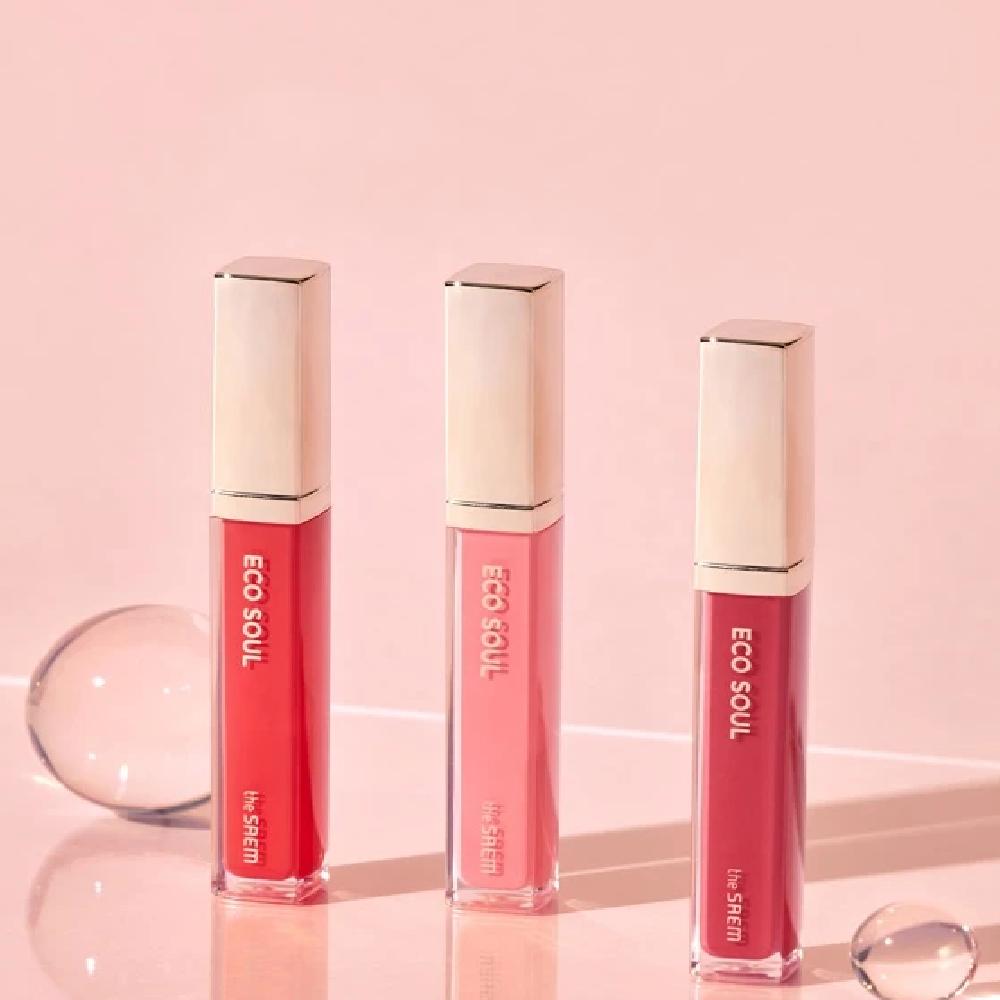 ECO SOUL Shine Lip Gloss PK01 Sugar Pink 4.3g_US
