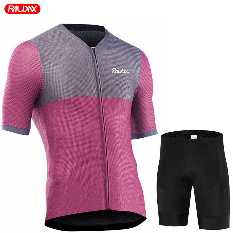 2026 Summer Breathable Cycling Suit Set Raudax Men Quick-Dry Mountain Bike Cycling Clothing Ropa Ciclismo Verano Triathlon Cycling Wear