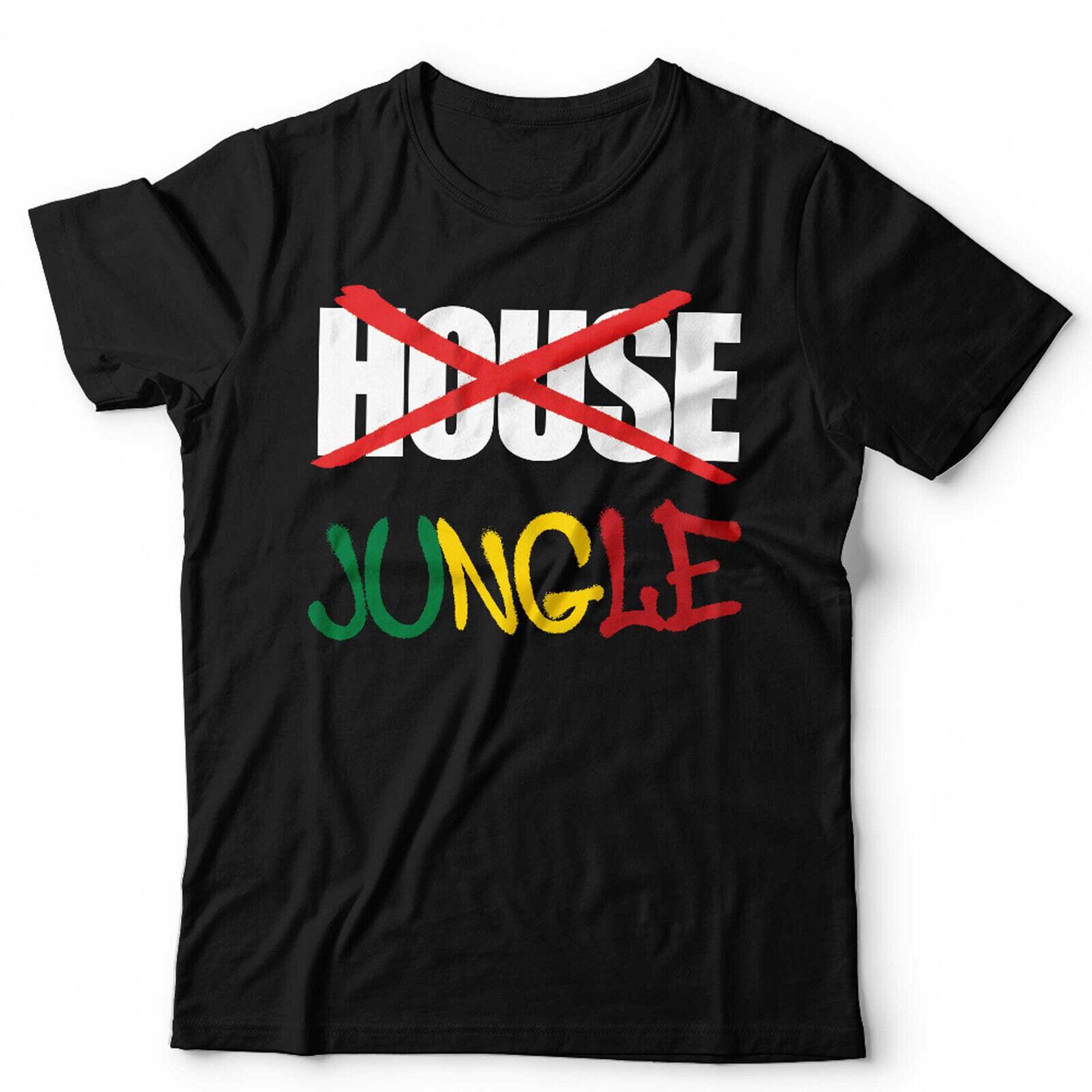 House Jungle Tshirt Unisex and Music EDM Reggae Disco Dub Acid Breakbeat M