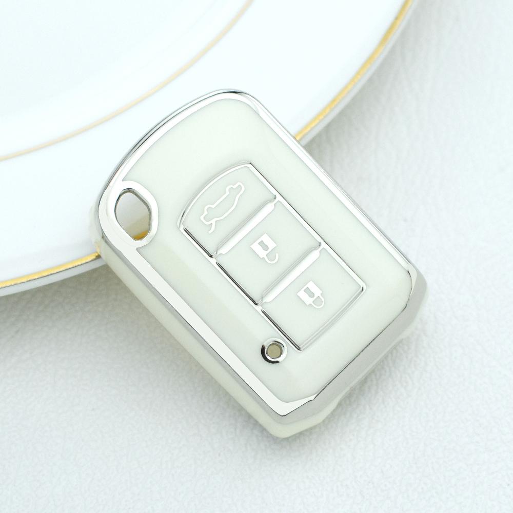 3 Buttons TPU Car Key Cover Case for Mitsubishi ASX Outlander Lancer EX Galant Pajero 2016 2017 Holder Bag Keychain Protector