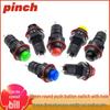 DS-211/213 Lockable/Non-Locking Red/Green Round Button Switch, Self-Reset, Small 10MM Hole