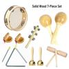 Orff Children's Percussion Instrument Set for Kindergarten Performance: 13 Colored Stick Bells