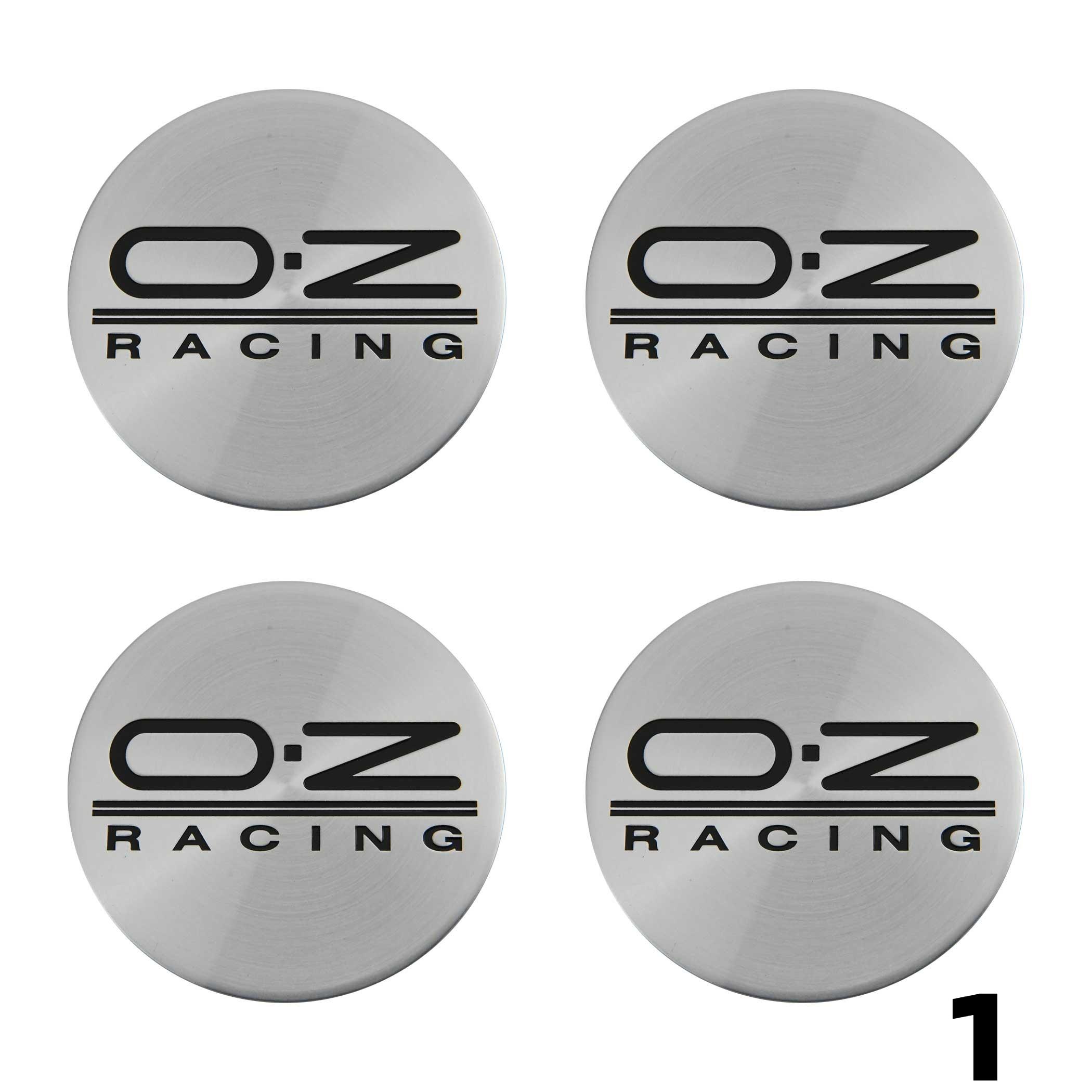 

1Set/4PCS 50MM Stickers OZ VOSSEN INFORGED Logo Center Rim Cap Car Sticker Wheel Cover Hub Caps Emblem