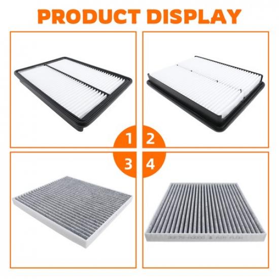 ENGINE & CABIN AIR FILTER For 2013-2018 HYUNDAI SANTA FE 2013-2017 SANTA FE XL