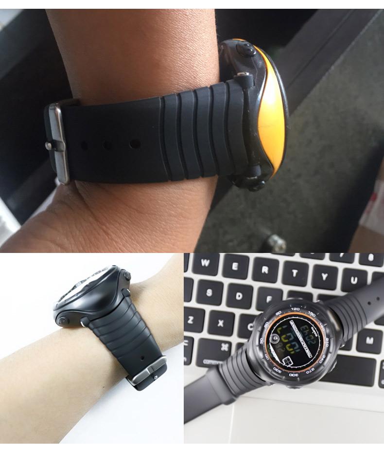 For SUUNTO VECTOR Rubber Watchband Replace Silicone Men's Watch Strap Pin Buckle Accessories Feed Tool Screw Rod