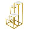 Standing flower stand, metal shelf, flower stand, plants, pots, 4 levels