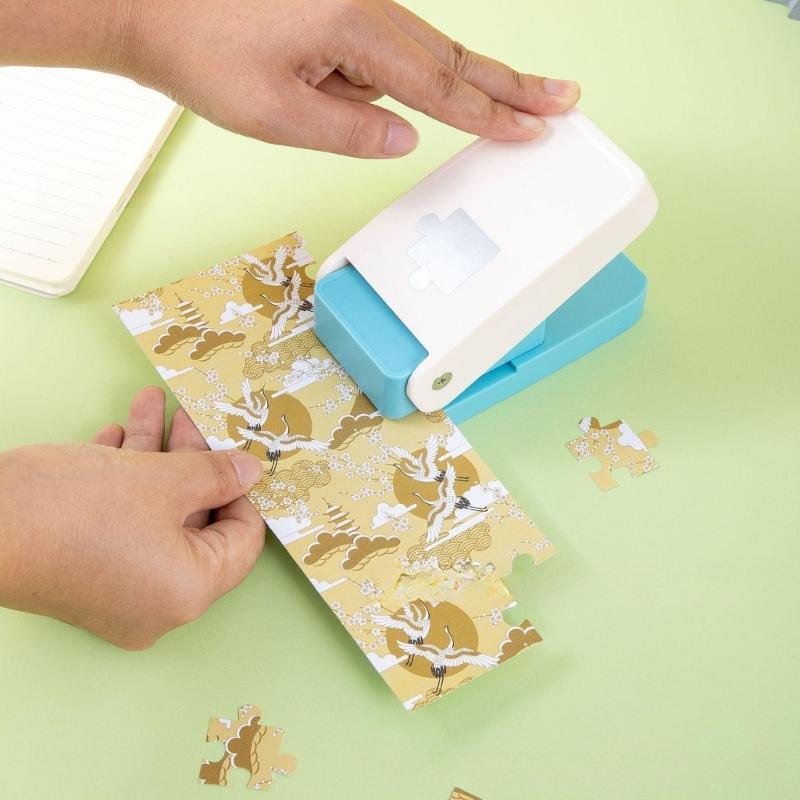 Bastelstanzer für Scrapbooking, Präzise Stichsäge, Lochstanzer für Papierbasteln und Alben (1 Stück)